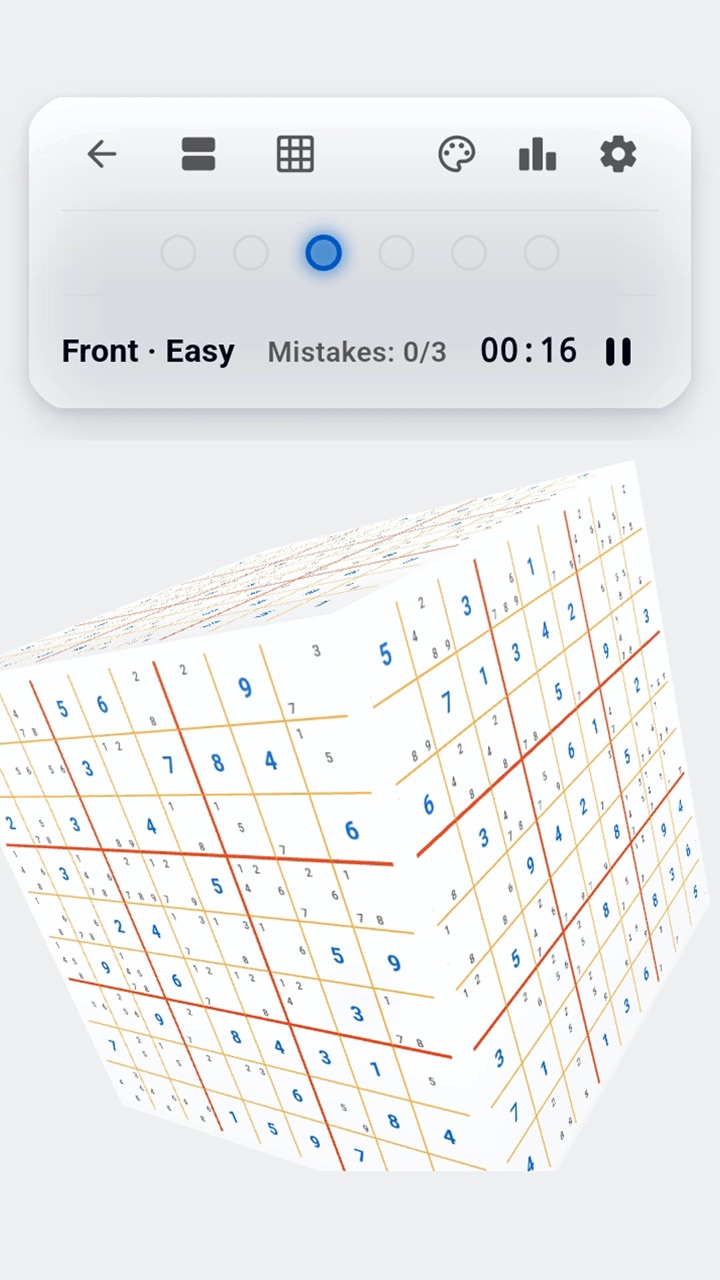 M6 3D Sudoku screenshot 2