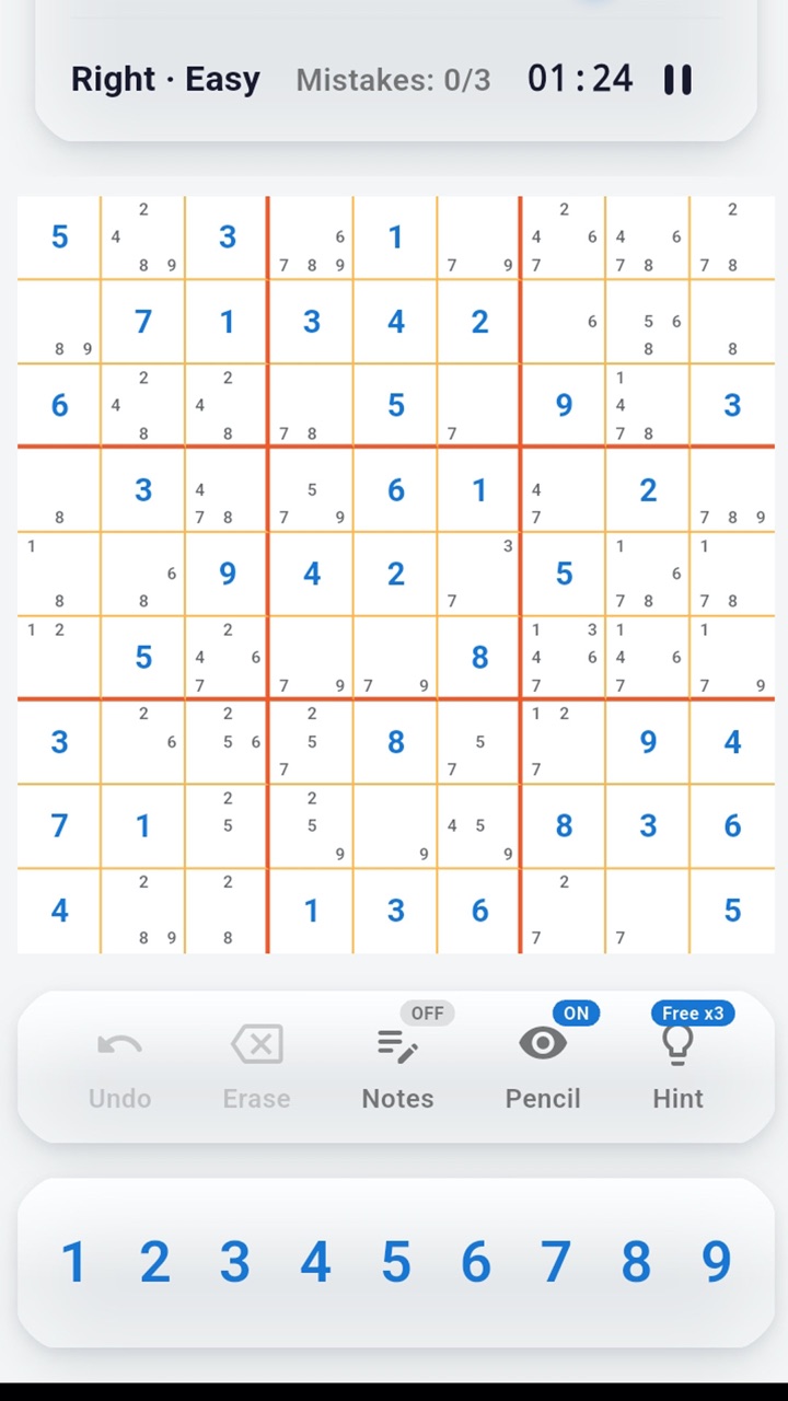 M6 3D Sudoku screenshot 3